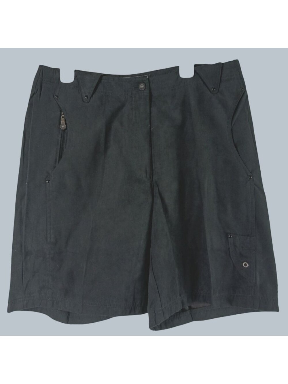 Jamie Sadock Performance Chino Golf Shorts Womens 12 Black Golf Active Travel